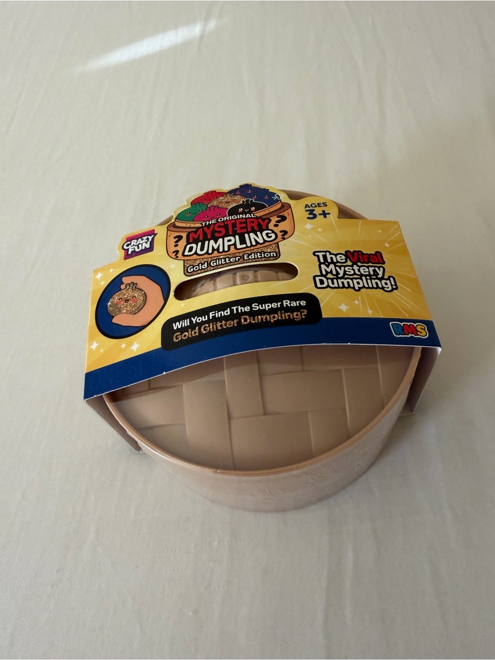 Squishy Dumpling Gold Glitter Edition - NEW